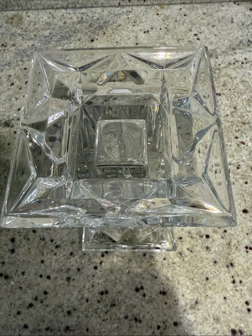 Glass vase or candle stand - Picture 3 of 7